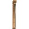 Ekena Millwork Thorton Slat Rough Sawn Bracket w/ Offset Brace, Western Red Cedar, 6"W x 36"D x 48"H BKT0604X36X48THR06RWR - alternate 2
